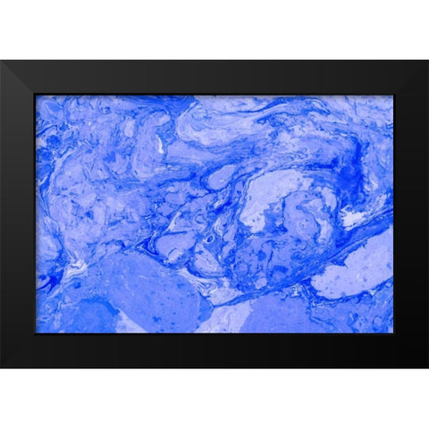 Marble Ocean III Black Modern Wood Framed Art Print by Murdock, Ramona