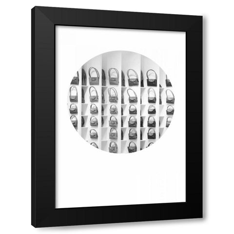 Circle of Purse Black Modern Wood Framed Art Print with Double Matting by Murdock, Ramona