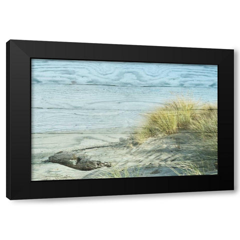 Beach Grass Black Modern Wood Framed Art Print with Double Matting by Murdock, Ramona