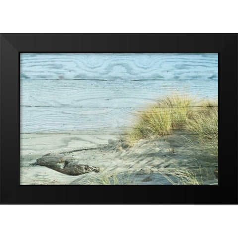 Beach Grass Black Modern Wood Framed Art Print by Murdock, Ramona