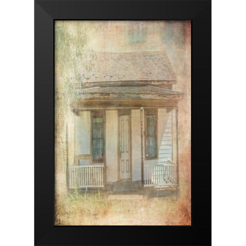 Prairie House Black Modern Wood Framed Art Print by Murdock, Ramona
