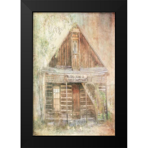 Chinese Goods Black Modern Wood Framed Art Print by Murdock, Ramona
