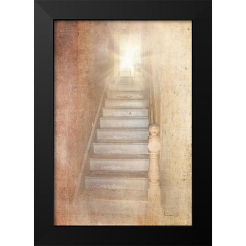 Stairway Up Black Modern Wood Framed Art Print by Murdock, Ramona