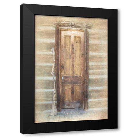 The Witchs Door Black Modern Wood Framed Art Print by Murdock, Ramona