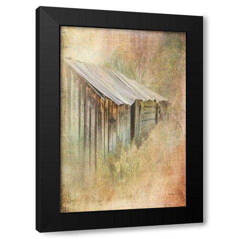 Backyard Shed Black Modern Wood Framed Art Print by Murdock, Ramona
