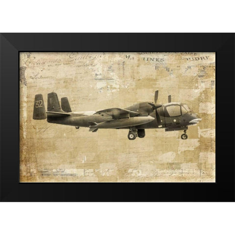 From the Grave Yard Black Modern Wood Framed Art Print by Murdock, Ramona