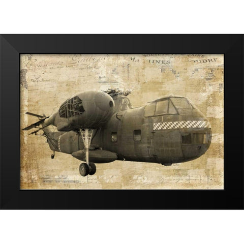 Ready to Rumble Black Modern Wood Framed Art Print by Murdock, Ramona