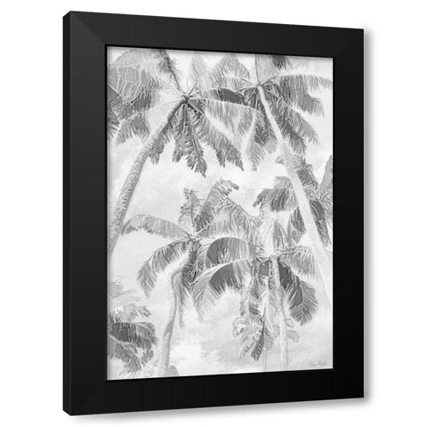 Swaying Palms IV Black Modern Wood Framed Art Print by Murdock, Ramona