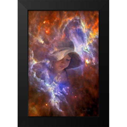 Contemplation Black Modern Wood Framed Art Print by Murdock, Ramona