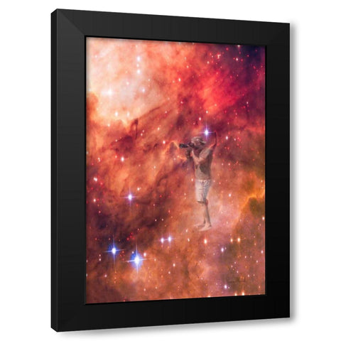 The Photographer Black Modern Wood Framed Art Print by Murdock, Ramona