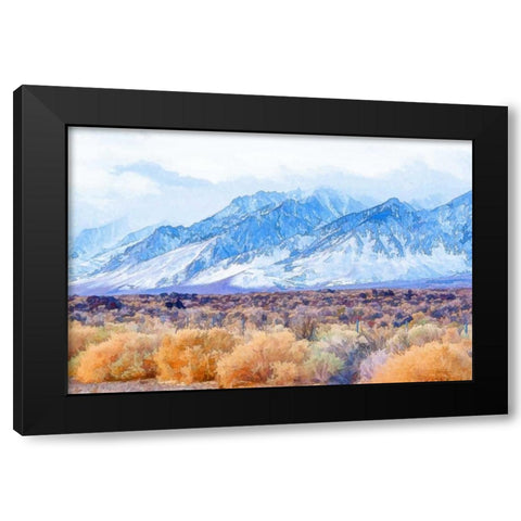 High Desert Vista II Black Modern Wood Framed Art Print by Murdock, Ramona