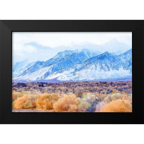 High Desert Vista II Black Modern Wood Framed Art Print by Murdock, Ramona