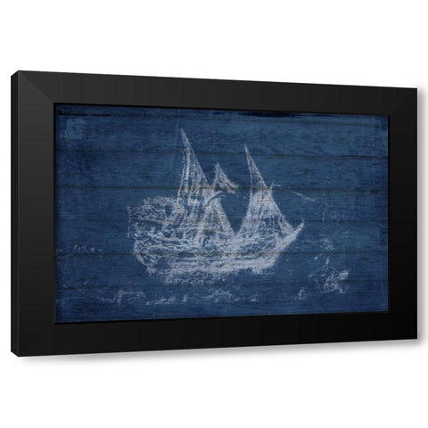 Ghostly III Black Modern Wood Framed Art Print by Murdock, Ramona