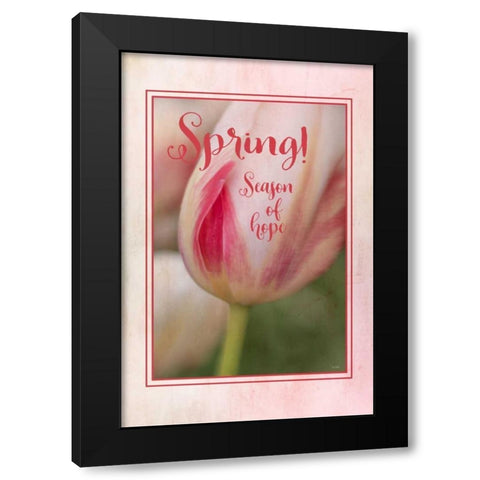 Spring Season of Hope Black Modern Wood Framed Art Print with Double Matting by Murdock, Ramona