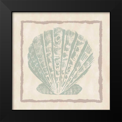Shell III Black Modern Wood Framed Art Print by Murdock, Ramona