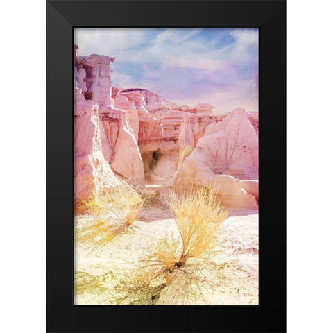 Bisti Badlands Desert Sculpture II Black Modern Wood Framed Art Print by Murdock, Ramona