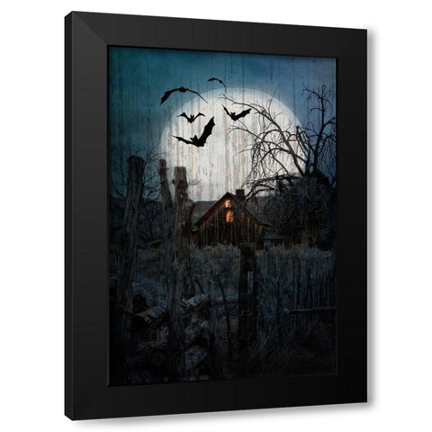 Spook House Black Modern Wood Framed Art Print with Double Matting by Murdock, Ramona