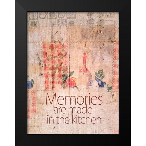Kitchen Memories Black Modern Wood Framed Art Print by Murdock, Ramona