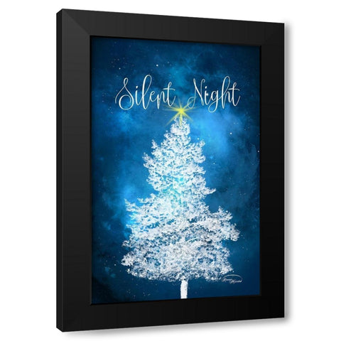 Silent Night Black Modern Wood Framed Art Print by Murdock, Ramona