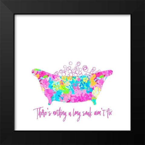 Long Soak Fix Black Modern Wood Framed Art Print by Murdock, Ramona