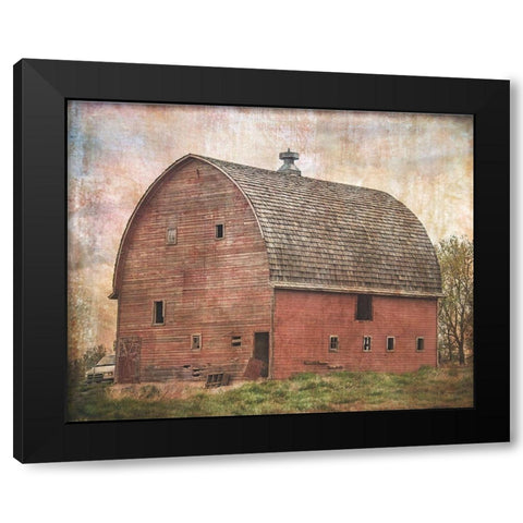 Some Place in Time Black Modern Wood Framed Art Print with Double Matting by Murdock, Ramona