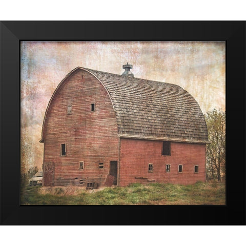 Some Place in Time Black Modern Wood Framed Art Print by Murdock, Ramona