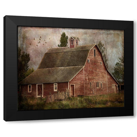 Yesterday II Black Modern Wood Framed Art Print with Double Matting by Murdock, Ramona