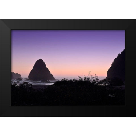 Whaleshead Beach Black Modern Wood Framed Art Print by Murdock, Ramona