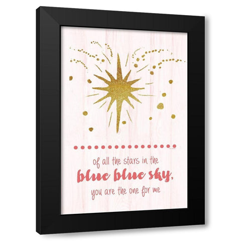 Of All the Stars Black Modern Wood Framed Art Print with Double Matting by Murdock, Ramona