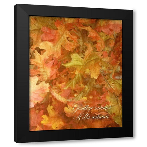 Goodbye Summer Black Modern Wood Framed Art Print with Double Matting by Murdock, Ramona