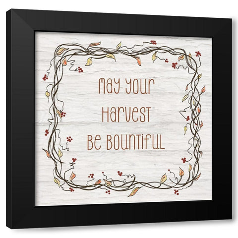Your Harvest Be Bountiful II Black Modern Wood Framed Art Print by Murdock, Ramona