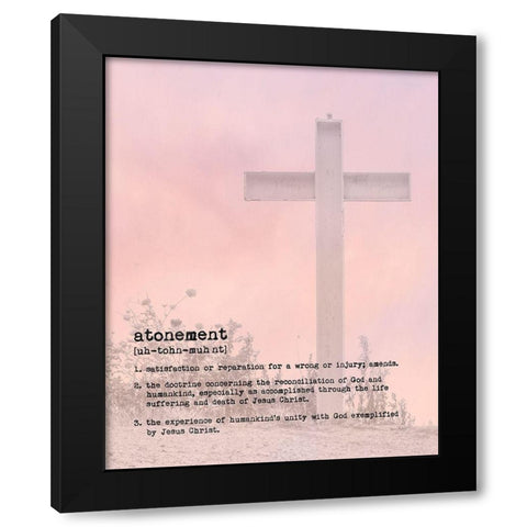 Atonement III Black Modern Wood Framed Art Print with Double Matting by Murdock, Ramona