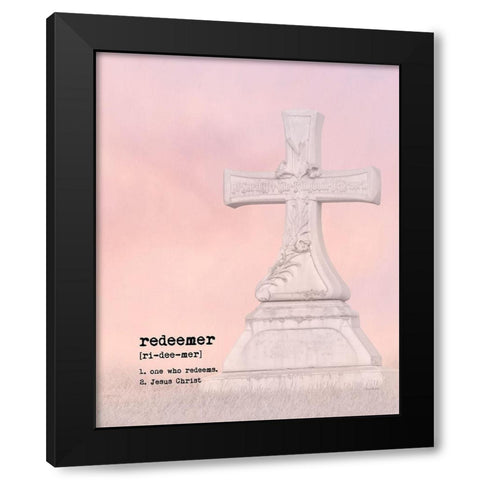Redeemer III Black Modern Wood Framed Art Print by Murdock, Ramona