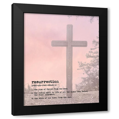 Resurrection III Black Modern Wood Framed Art Print by Murdock, Ramona