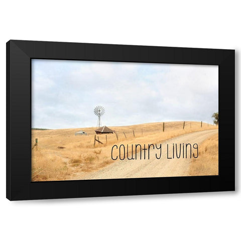 Country Living Black Modern Wood Framed Art Print with Double Matting by Murdock, Ramona