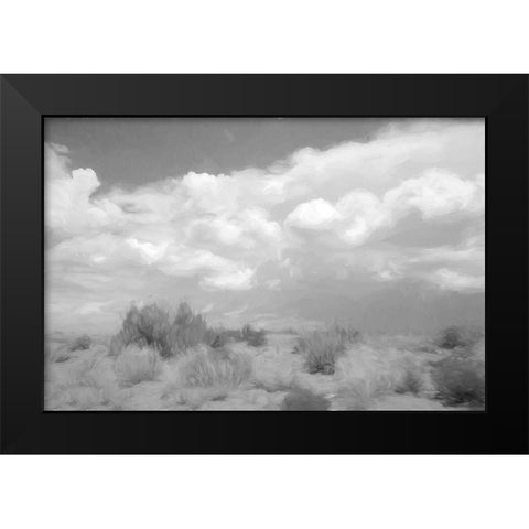 Far Fetched Black Modern Wood Framed Art Print by Murdock, Ramona