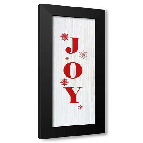 Joy Black Modern Wood Framed Art Print by Murdock, Ramona
