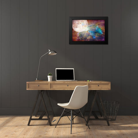 Heading Home Black Modern Wood Framed Art Print by Murdock, Ramona