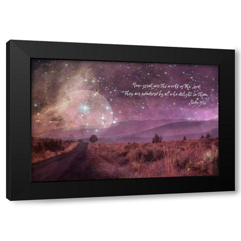 How Great Are The Works Black Modern Wood Framed Art Print with Double Matting by Murdock, Ramona