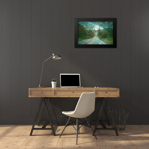 Great and Marvelous Black Modern Wood Framed Art Print by Murdock, Ramona