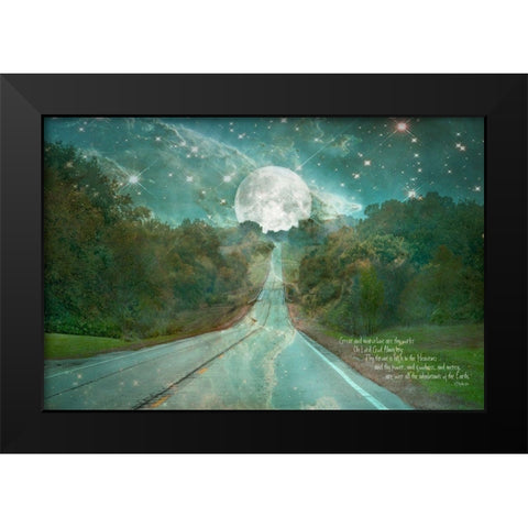 Great and Marvelous Black Modern Wood Framed Art Print by Murdock, Ramona