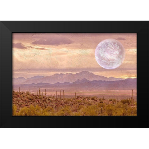 Another Place, Another Time Black Modern Wood Framed Art Print by Murdock, Ramona