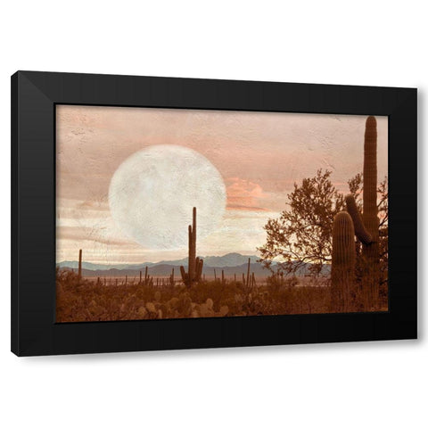 Desert Twilight Black Modern Wood Framed Art Print by Murdock, Ramona