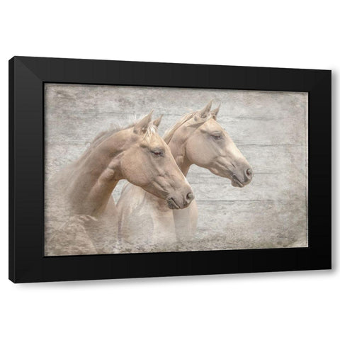 Looking Forward Textured Black Modern Wood Framed Art Print with Double Matting by Murdock, Ramona