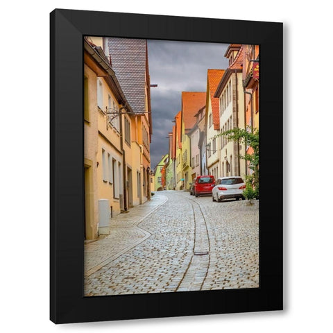 Rothenberg Hill Street Black Modern Wood Framed Art Print by Murdock, Ramona
