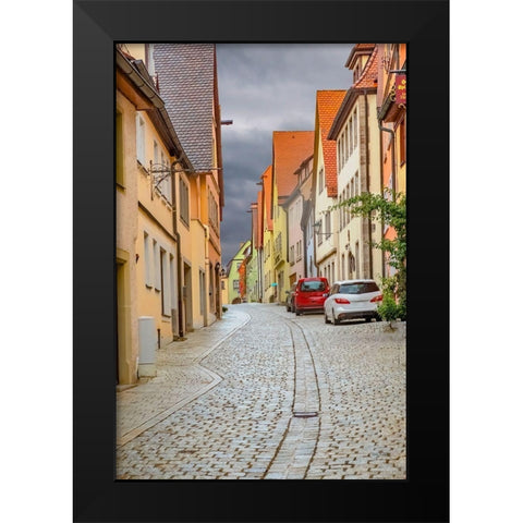 Rothenberg Hill Street Black Modern Wood Framed Art Print by Murdock, Ramona