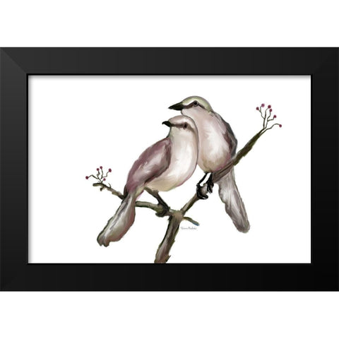 Bird VI Black Modern Wood Framed Art Print by Murdock, Ramona