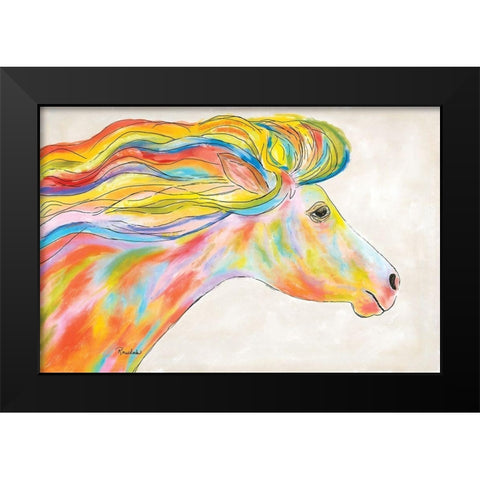 Born this Way Black Modern Wood Framed Art Print by Murdock, Ramona