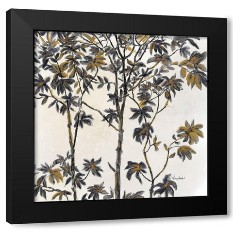 Leafy Treetop II Black Modern Wood Framed Art Print by Murdock, Ramona