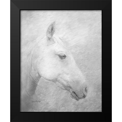 His Majesty Black Modern Wood Framed Art Print by Murdock, Ramona